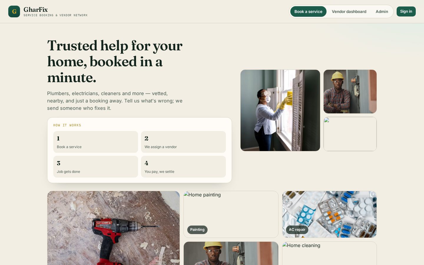 GharFix home services